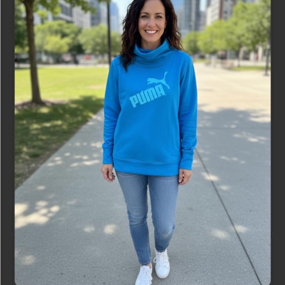Puma Vibrant Blue Pullover